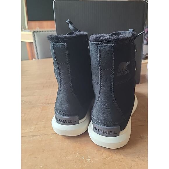 Sorel Womens 6 Explorer Next Joan Boot Waterproof Insulated Leather Black - Picture 5 of 9